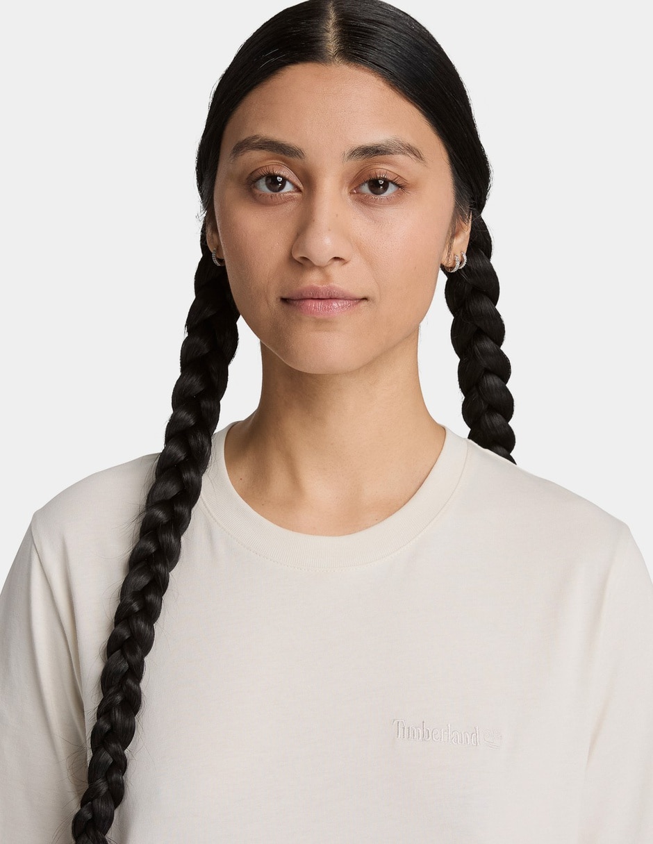 Playera manga cuello Redondo para mujer 3