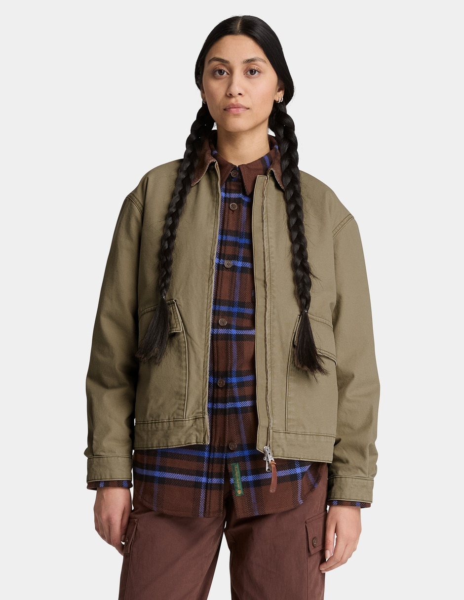 Chamarra Chamarra de lona lavada Strafford 2.0 para mujer Verde TBC0YH4ZAIE Sí de Algodón para mujer Chamarra Chamarra de lona lavada Strafford 2.0 para mujer Verde TBC0YH4ZAIE Sí de Algodón para mujer