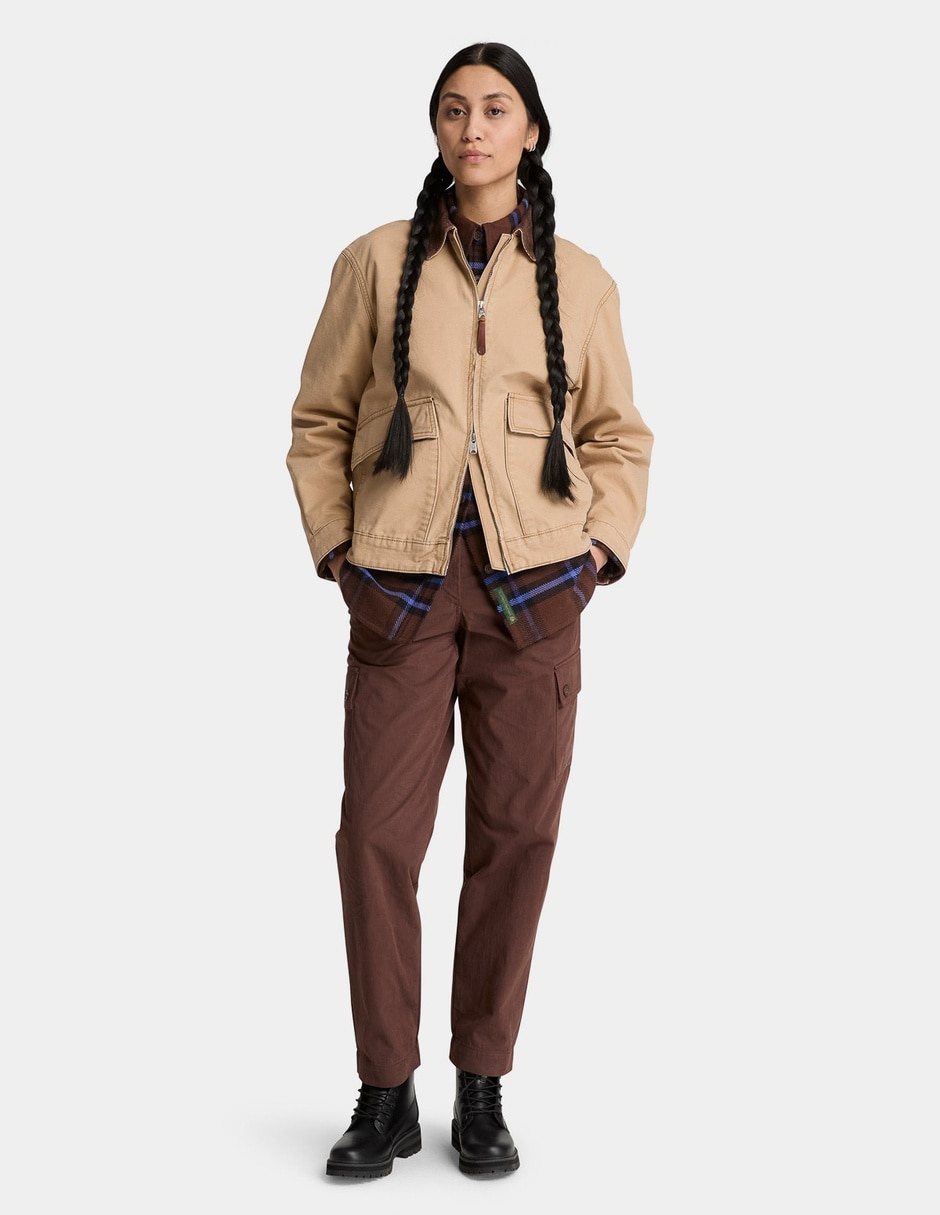 Chamarra Chamarra de lona lavada Strafford 2.0 para mujer Beige TBC0YH4ZDF0 Sí de Algodón para mujer 2