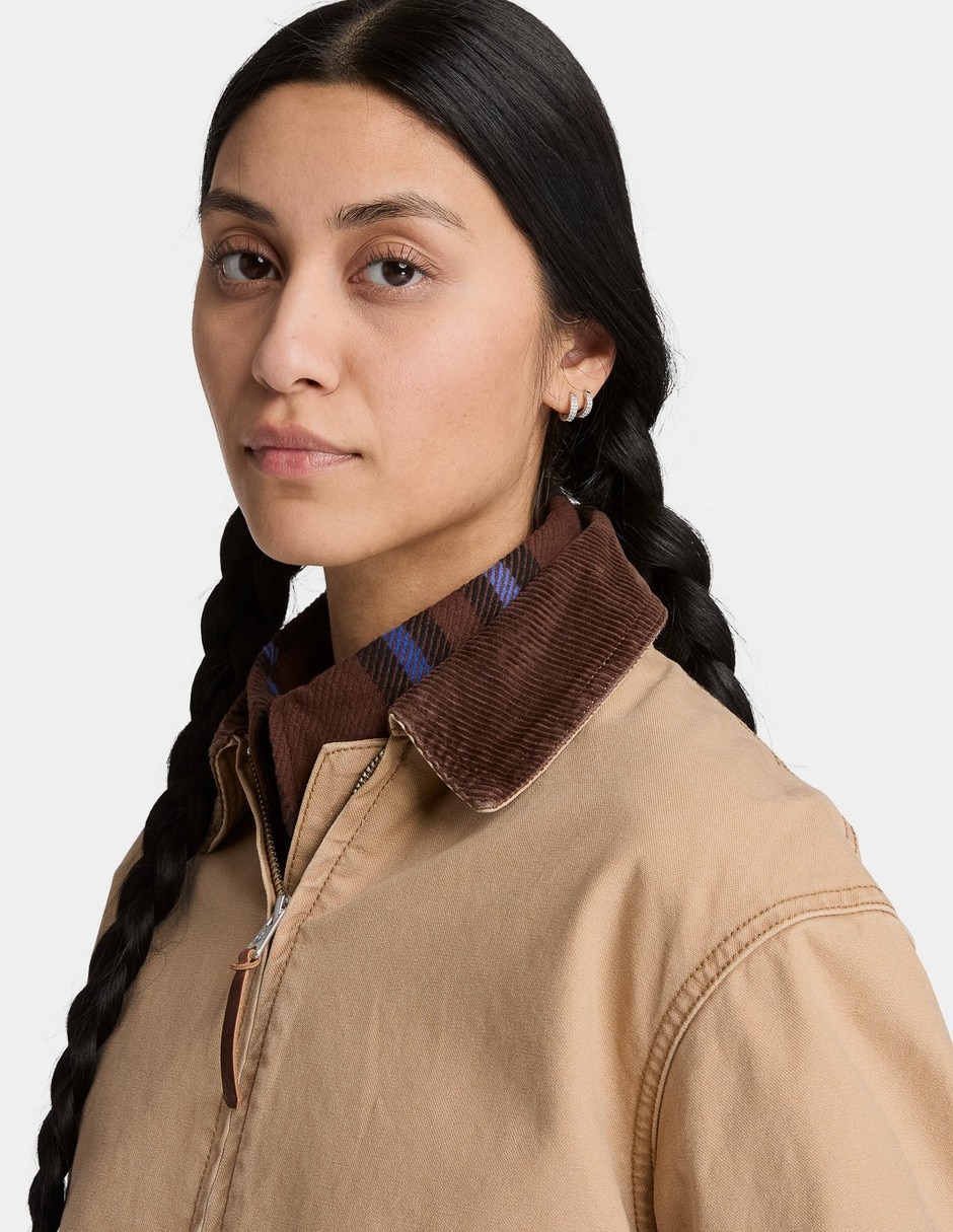 Chamarra Chamarra de lona lavada Strafford 2.0 para mujer Beige TBC0YH4ZDF0 Sí de Algodón para mujer 4