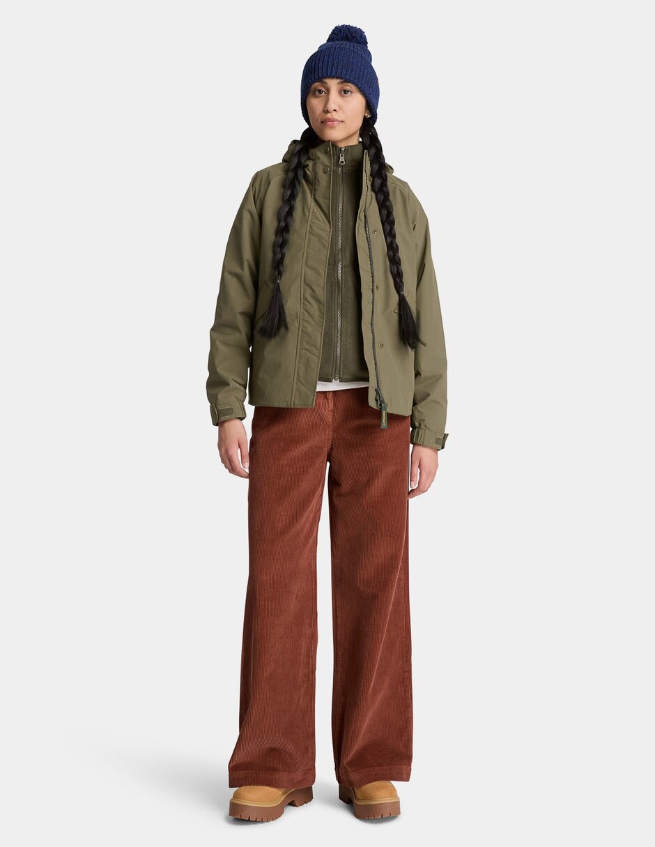 Chamarra Chamarra impermeable 3 en 1 para mujer Verde TBC0YHCKAIE Sí de Nylon para mujer 2