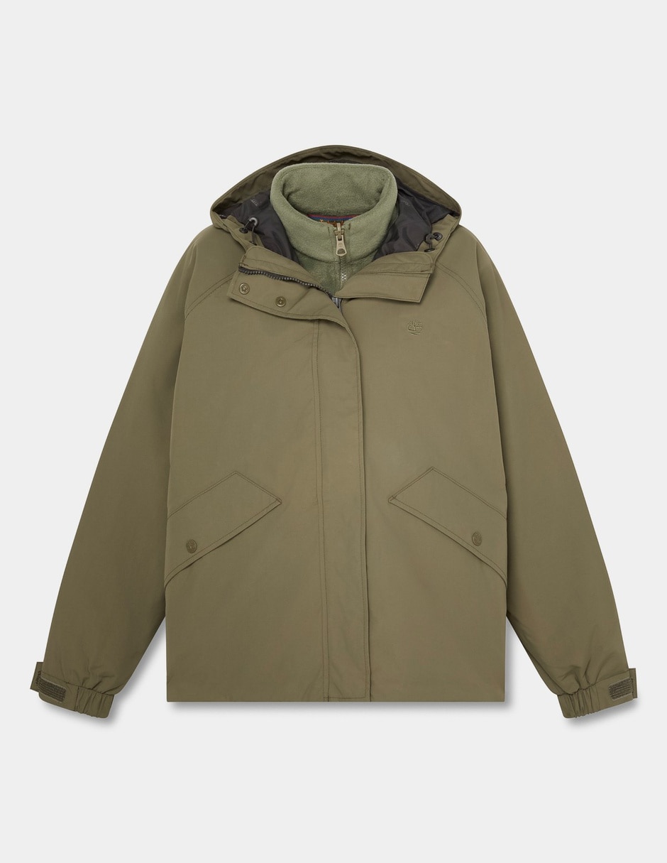 Chamarra Chamarra impermeable 3 en 1 para mujer Verde TBC0YHCKAIE Sí de Nylon para mujer 5