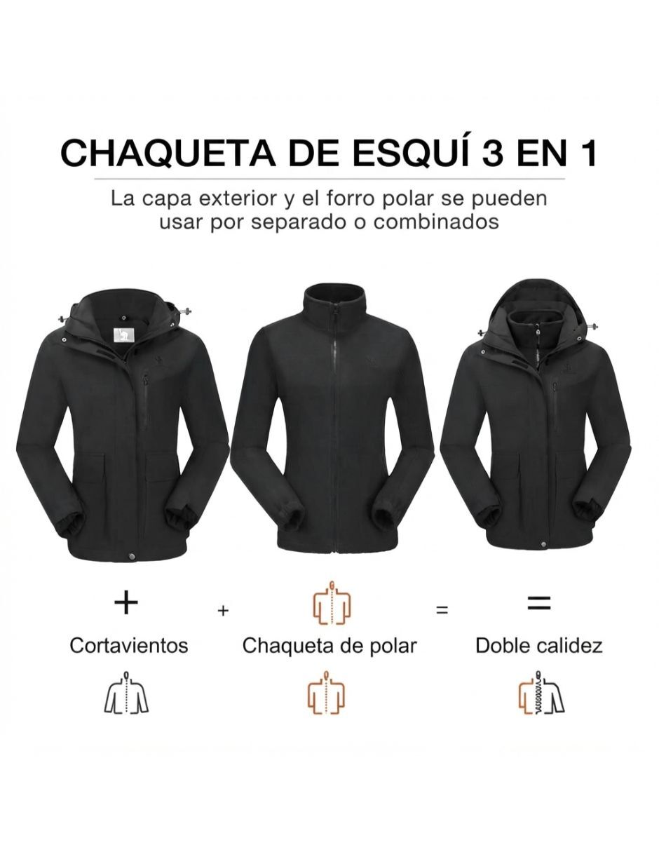 Chamarra Sí de Poliéster para mujer 5