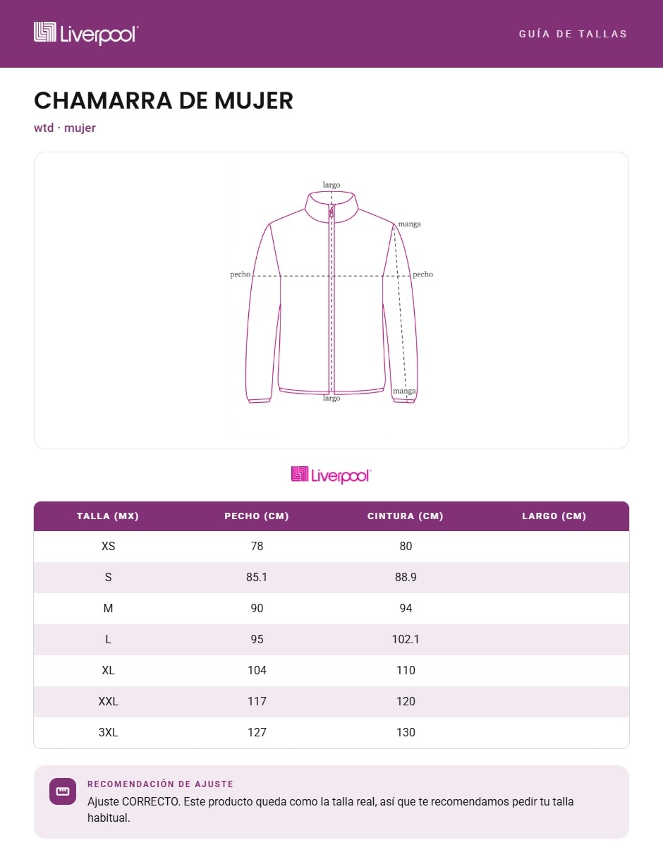 Chamarra Sí de Poliéster para mujer 6