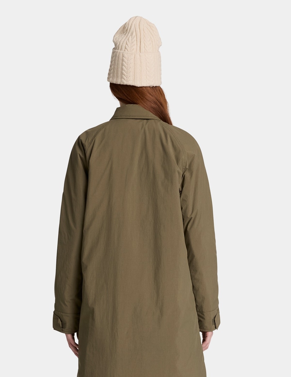 Abrigo de Nylon Abrigo largo aislante repelente al agua para mujer Verde TBC0YH4XAIE para mujer 4