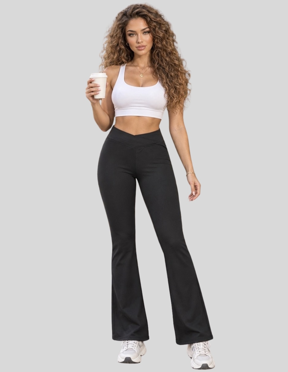 Legging casual con elástico para mujer 3