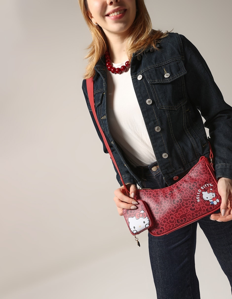 Bolsa crossbody kitty chirashi hello kitty para mujer 2