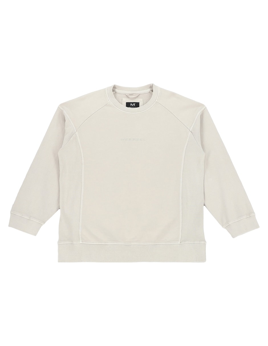 Sudadera con acanalado pokiha para mujer