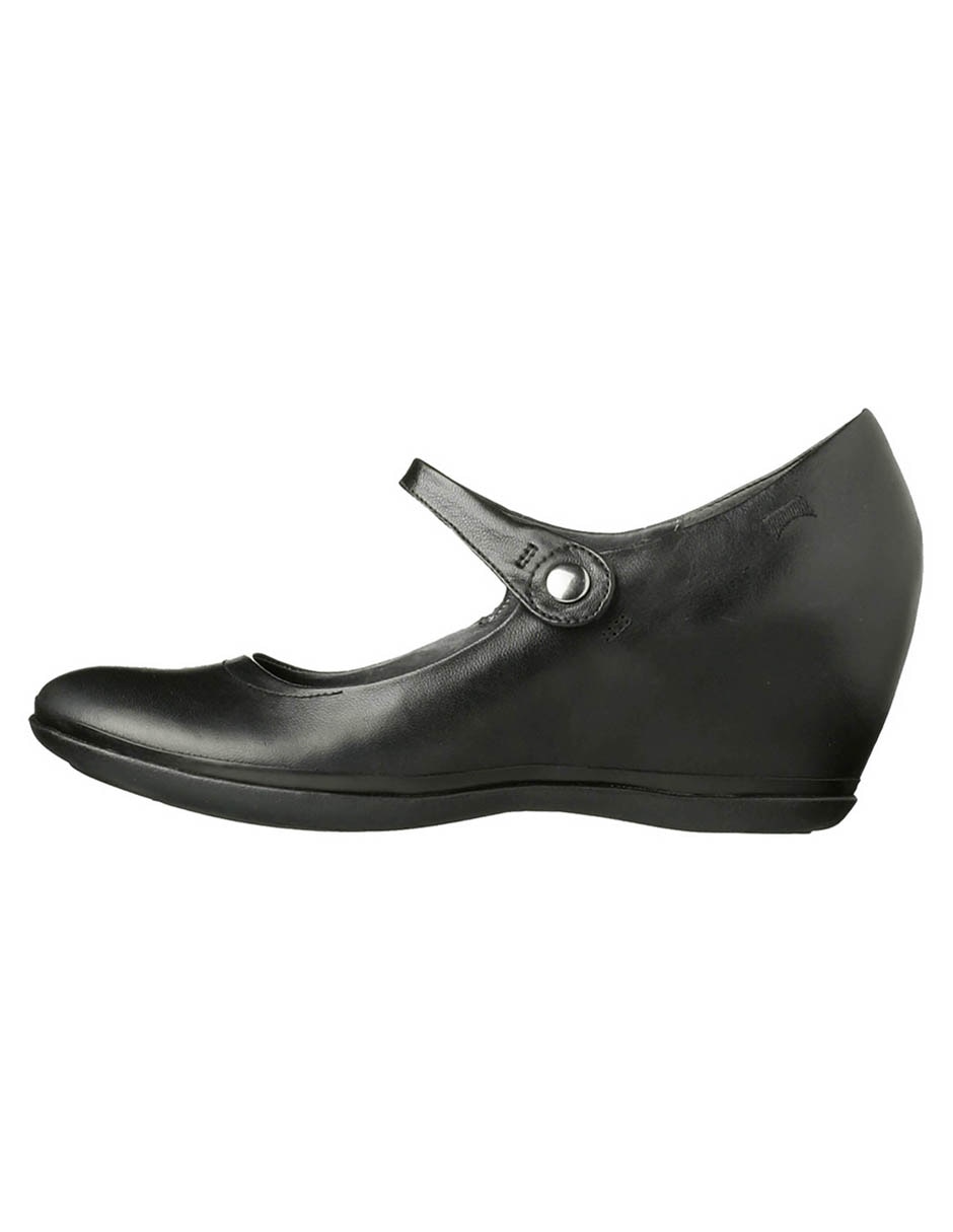 Zapato de tacón spiral eses de piel para mujer Zapato de tacón spiral eses de piel para mujer
