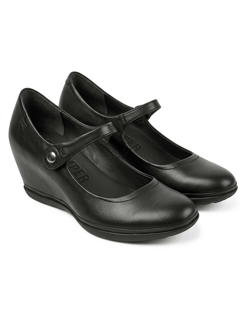 Zapato de tacón spiral eses de piel para mujer 5