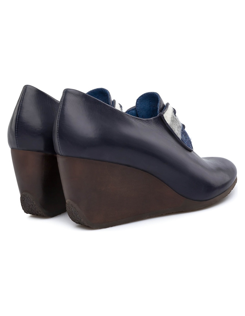 Zapato de tacón de piel para mujer 4
