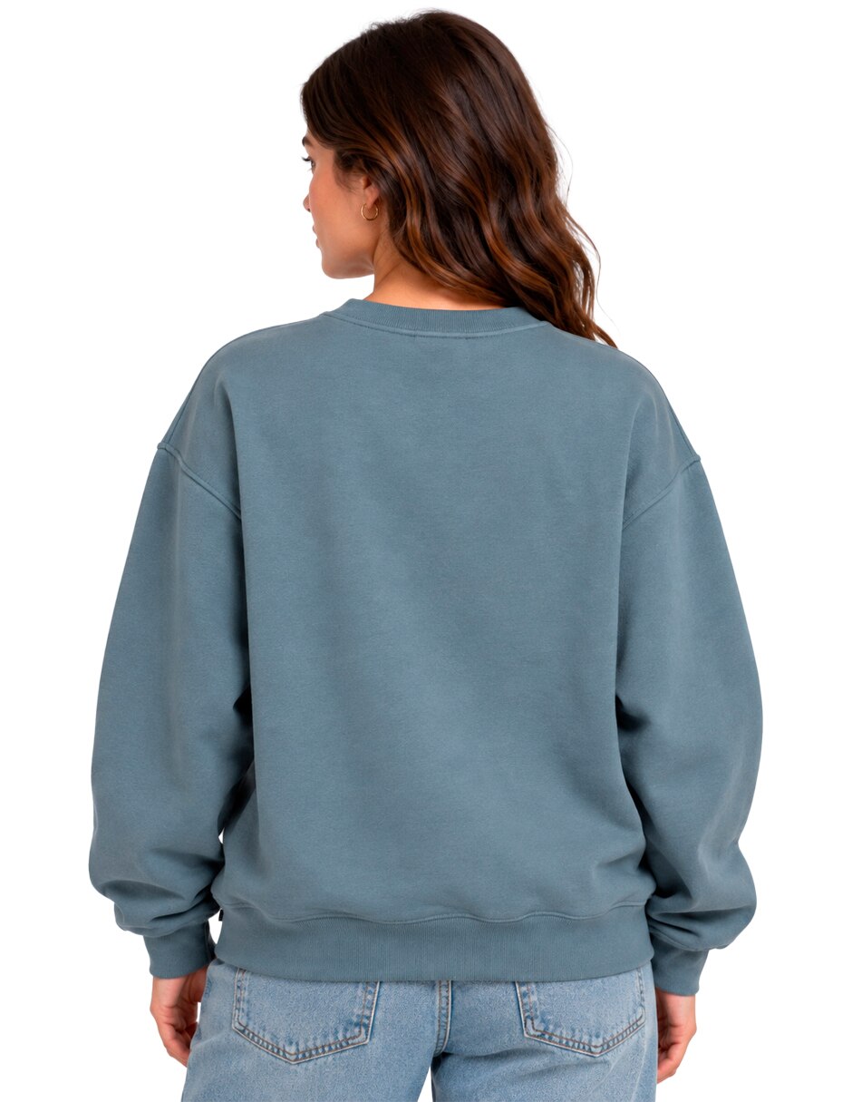 Sudadera con acanalado para mujer 2