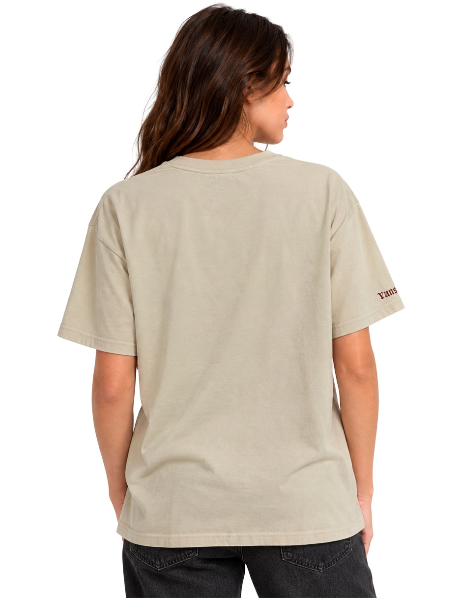 Playera manga cuello redondo para mujer 2