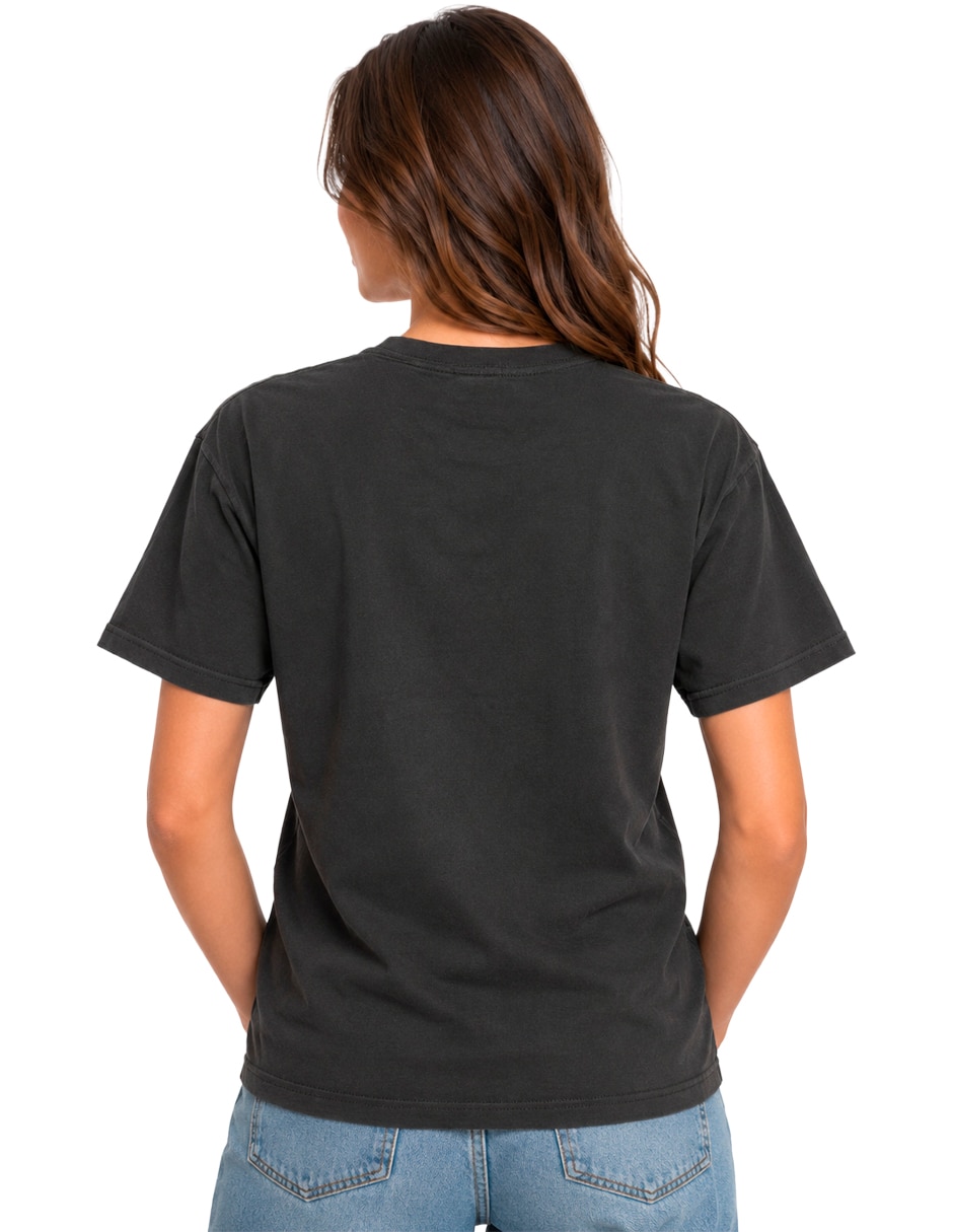 Playera manga cuello redondo para mujer 2