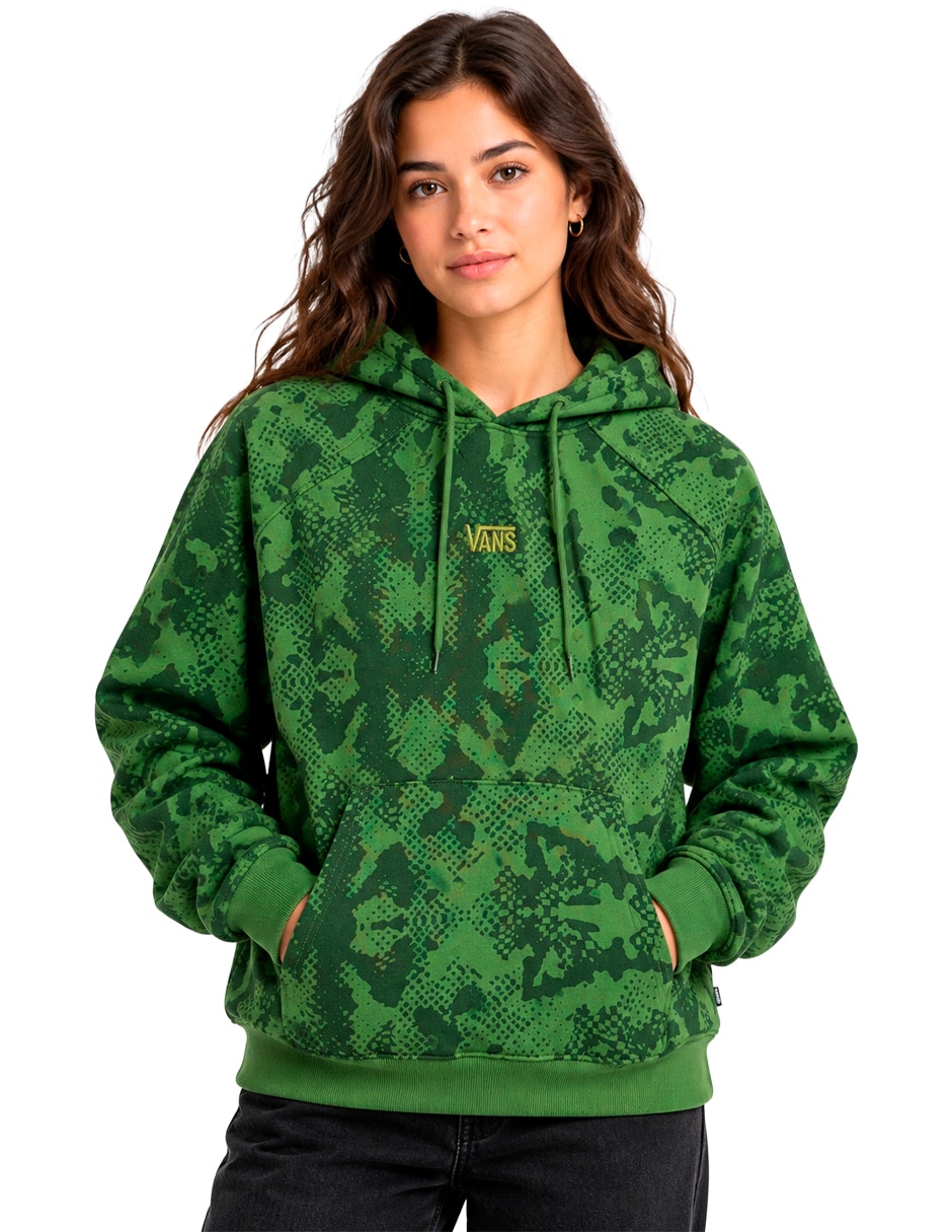 Sudadera con acanalado para mujer