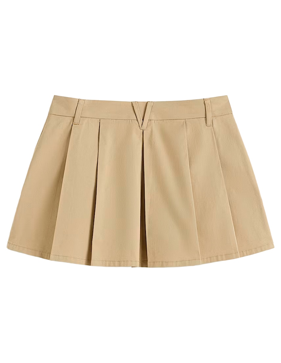 Falda mini de algodón 5