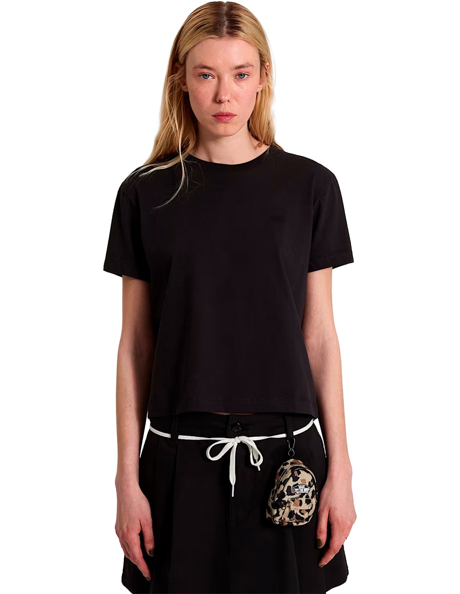 Playera manga cuello redondo para mujer Playera manga cuello redondo para mujer