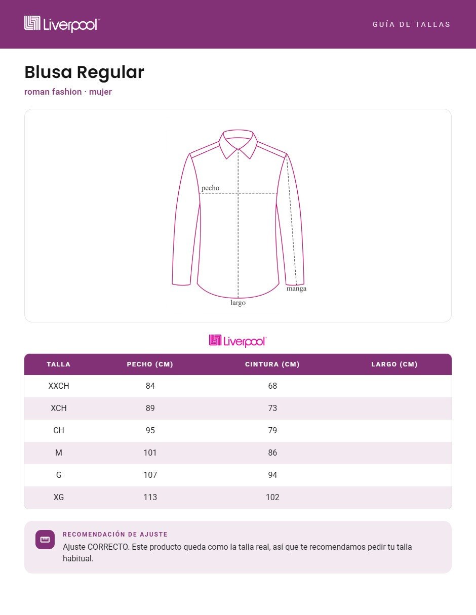Blusa manga larga para mujer 6