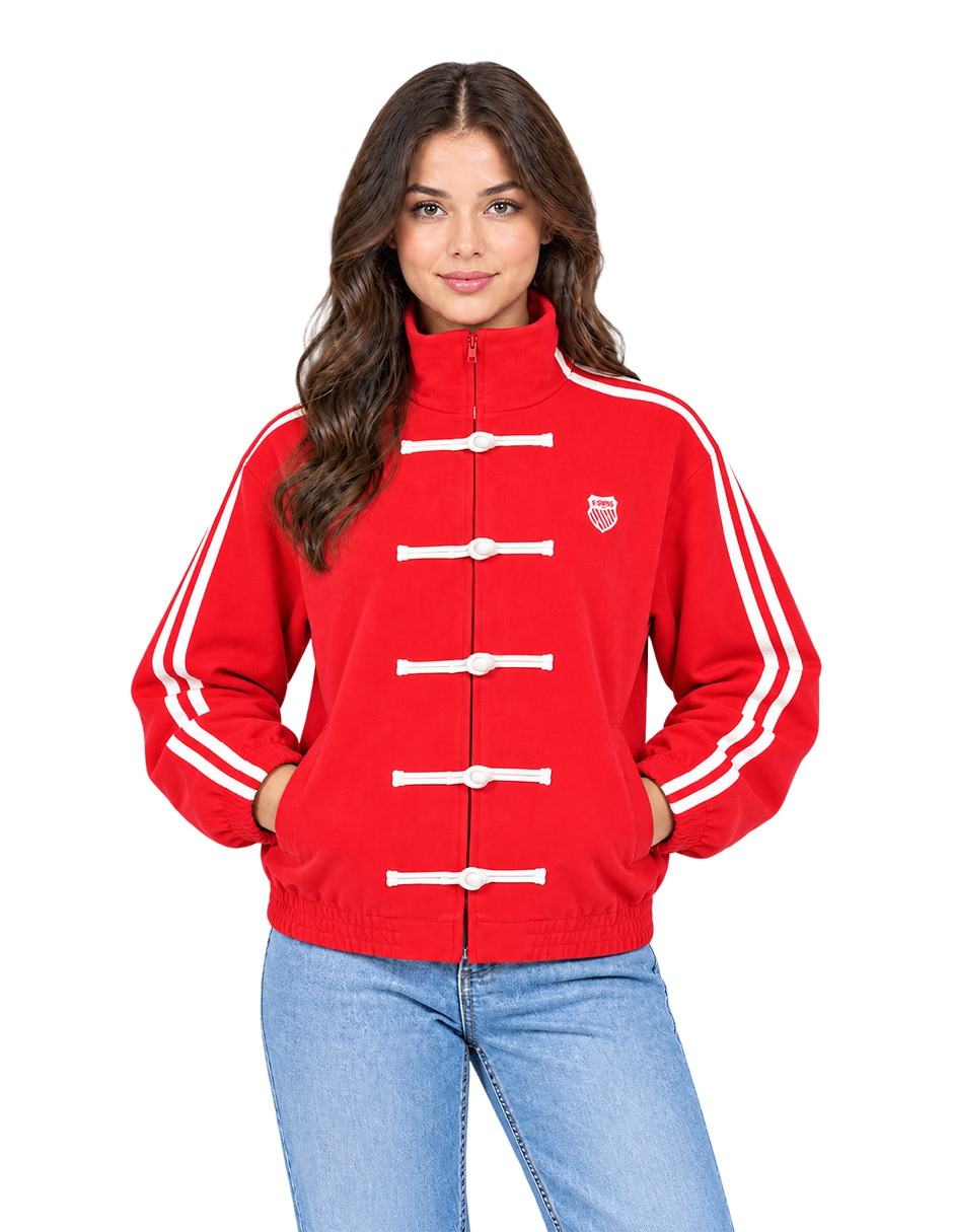 Chamarra track pop para mujer 2