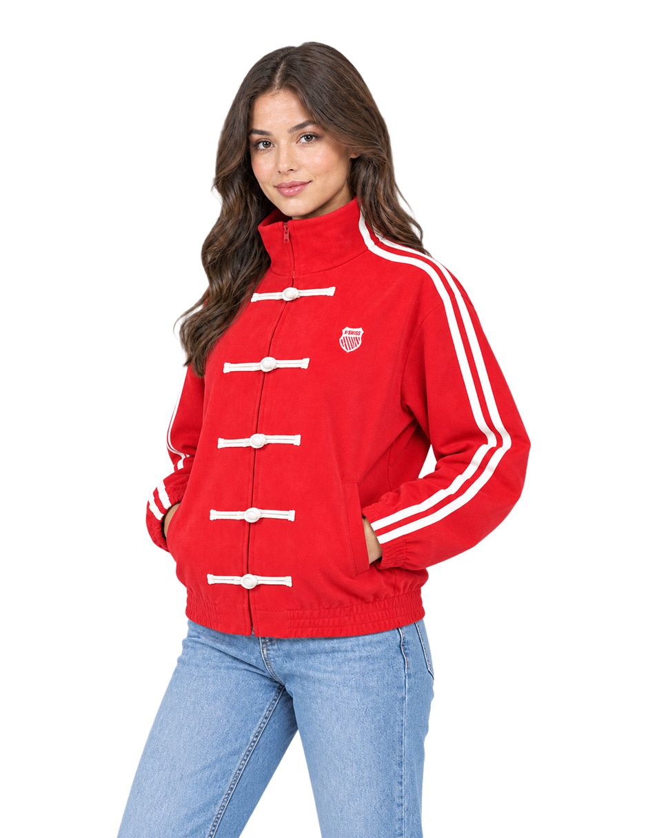 Chamarra track pop para mujer 3