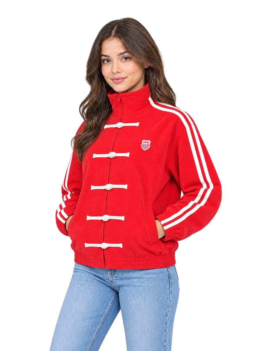 Chamarra track pop para mujer 4