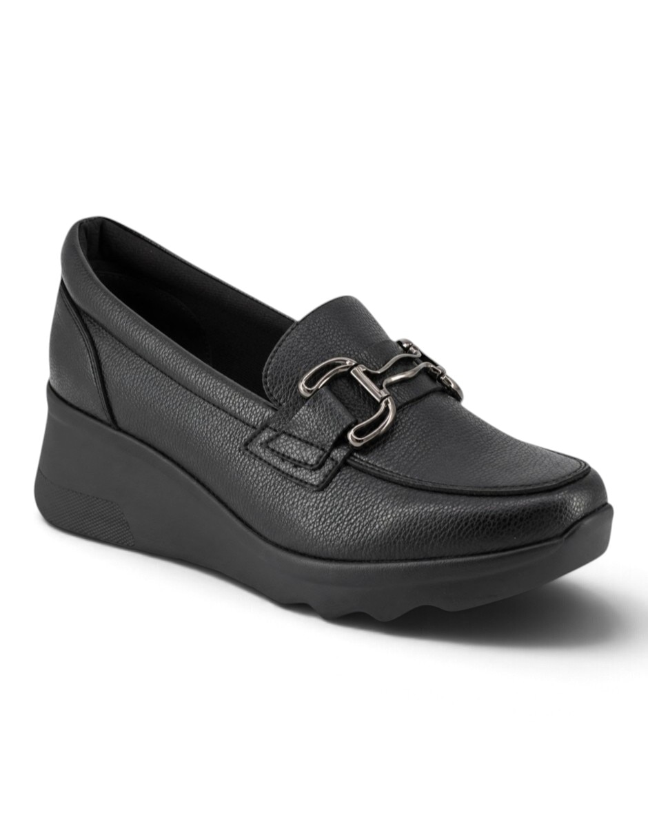 Mocasín vero 01 de piel para mujer Mocasín vero 01 de piel para mujer