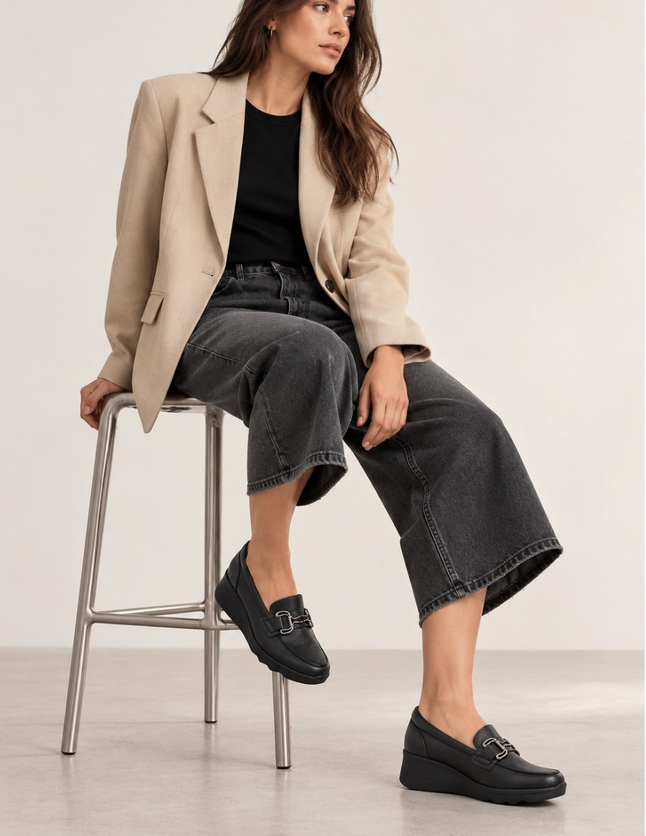 Mocasín vero 01 de piel para mujer 5
