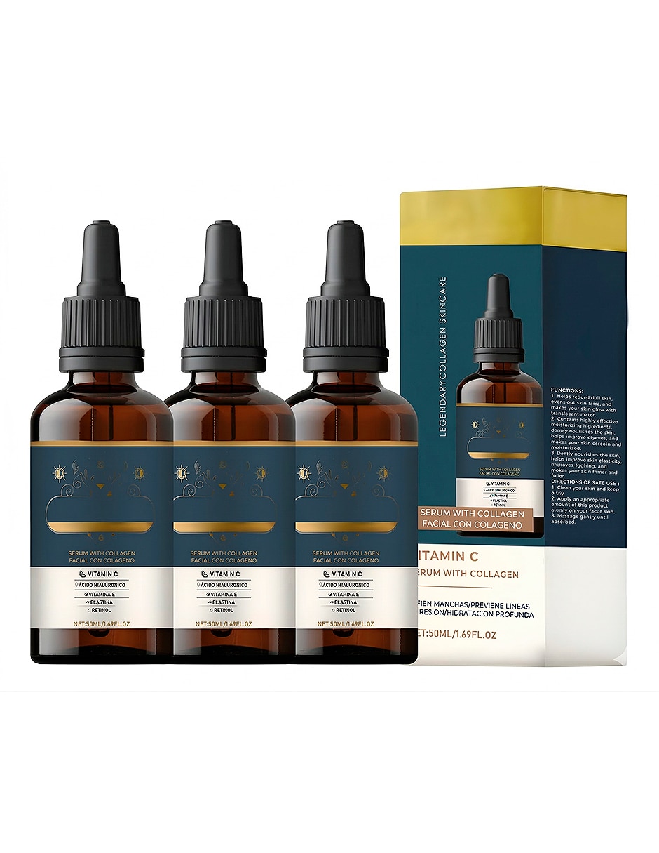 Tratamiento facial Vitamina C Colageno Acido Hialuronico Elastina Retinol Hidratante facial Tratamiento facial Vitamina C Colageno Acido Hialuronico Elastina Retinol Hidratante facial