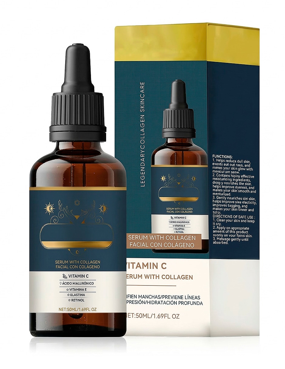 Tratamiento facial Vitamina C Colageno Acido Hialuronico Elastina Retinol Hidratante facial Generica