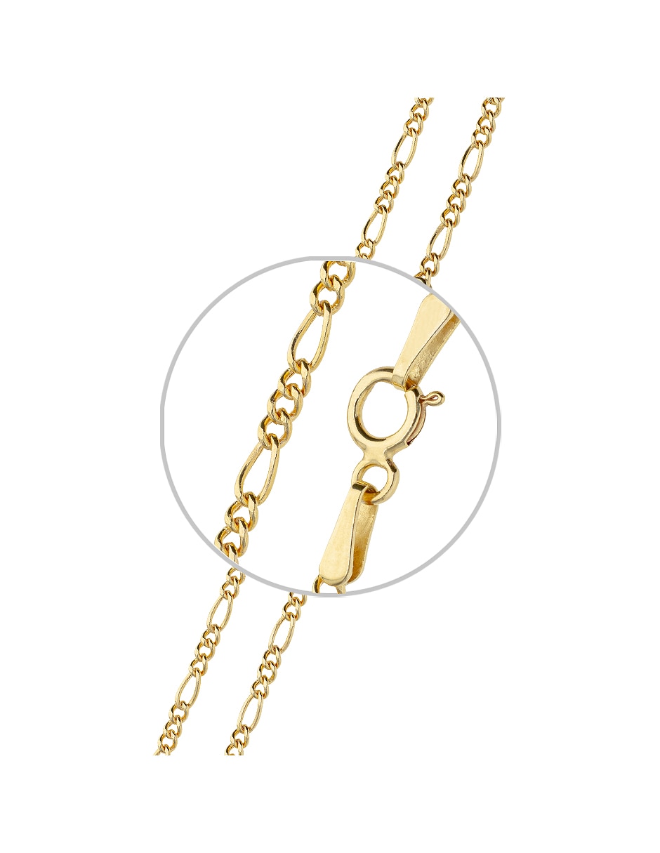Pulsera de oro amarillo 14 k Clasicas acabado pulido 2